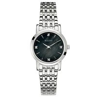 Armbanduhr Bulova Dame Classic Diamonds in Stahl 96P148 - 96P148